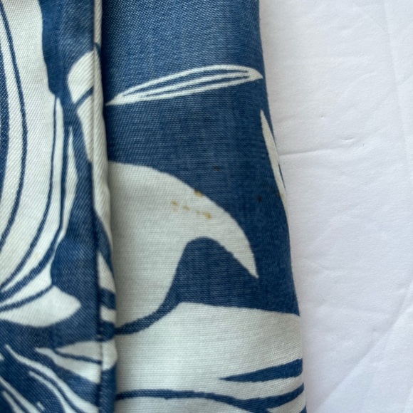 TOMMY BAHAMA Blue and White Sleeveless Floral Tropical Print Dress Size Medium - Picture 9 of 9